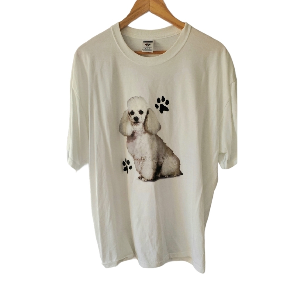 Jerzees Graphic Poodle Tee Shirt Size XL